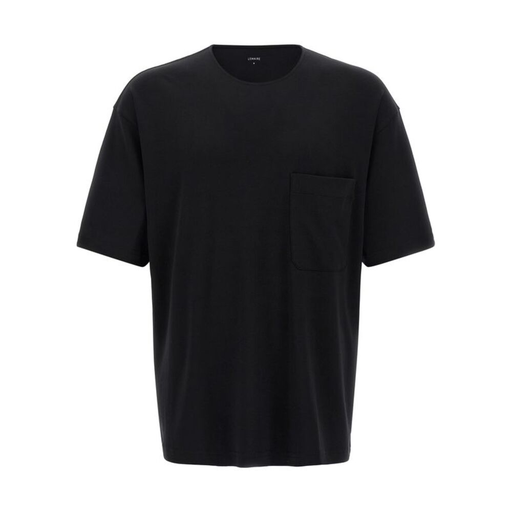 Lemaire Black Cotton Men's T-Shirt